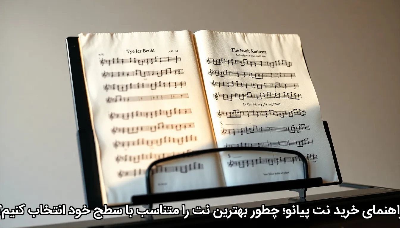 راهنمای خرید نت پیانو